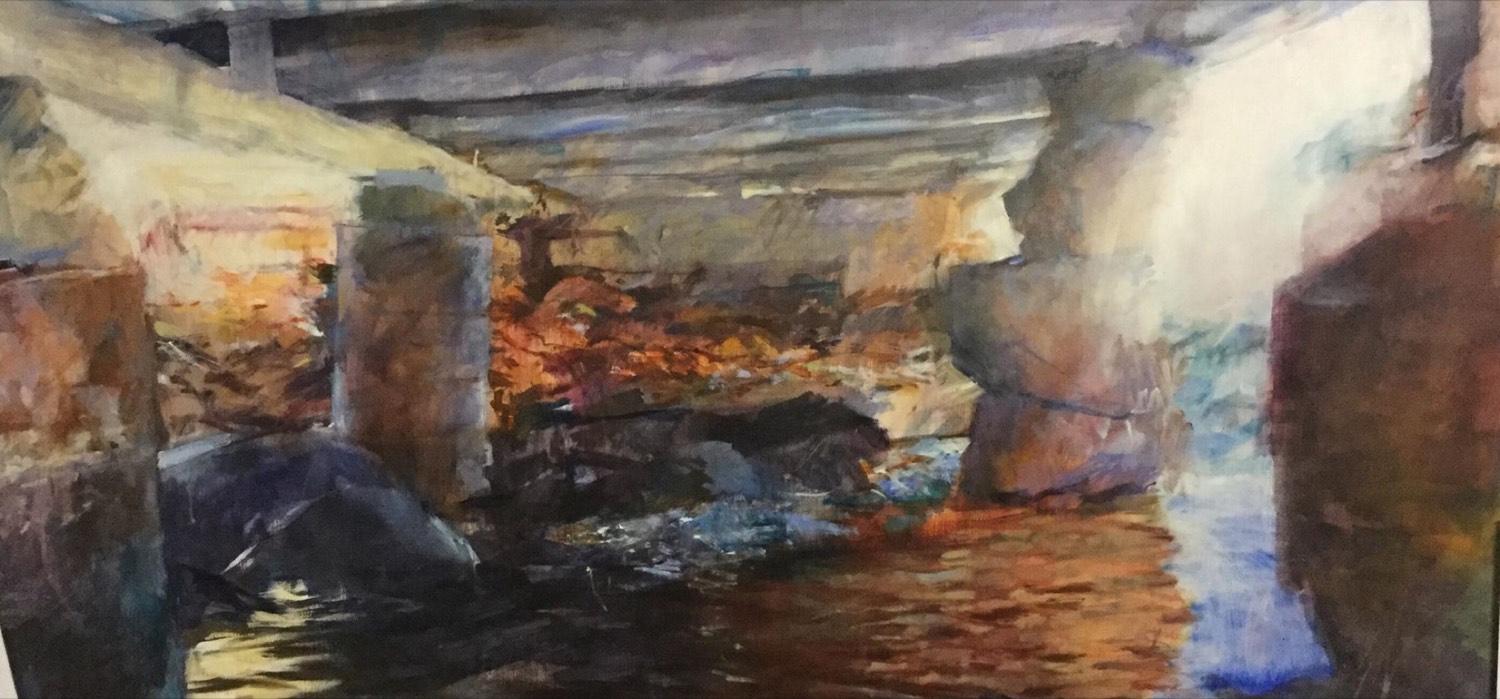 Fundament under sjöbod